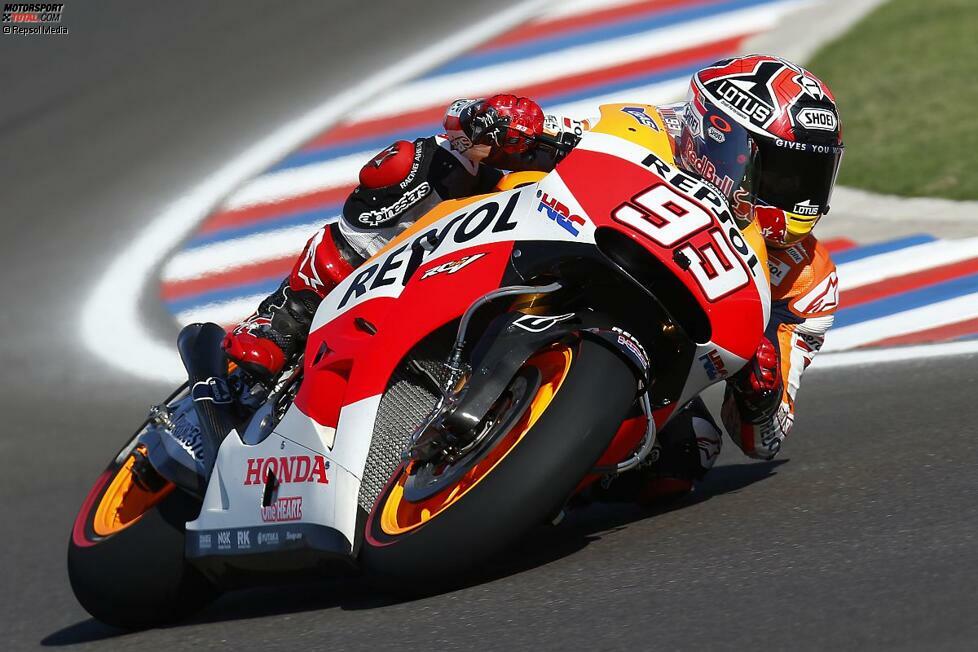 Das Qualifying bringt keine große Überraschung: Marc Marquez dominiert die Trainings und holt sich seine dritte Pole-Position in Folge und seine zwölfte in der Königsklasse.