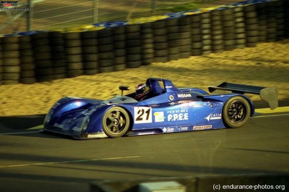 1999 gab es den bislang letzten Werkseinsatz von Nissan in Le Mans. Cottaz/Goossens/Ekblom brachten den Courage-Nissan C52 auf dem achten Rang ins Ziel.