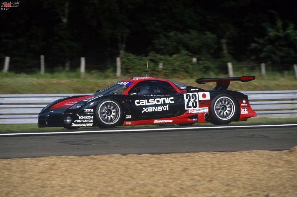 Im Jahr 1997 ging es für Nissan in die GT1-Klasse. Der R390 litt aber unter mangelnder Zuverlässigkeit. Immerhin erreichten Hoshino/Comas/Kageyama das Ziel auf Rang zwölf.