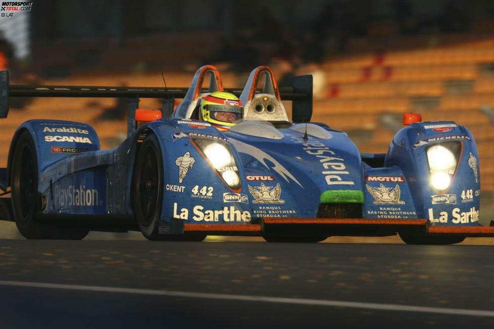 Auch 2007 durften Teamchef Henri Pescarolo und drei seiner Piloten vom Le-Mans-Podest winken. Boullion/Comas/Dumas holten Rang drei, das Schwesterauto mit Primat/Tinseau/Treluyer kam nur auf Gesamtplatz 13.