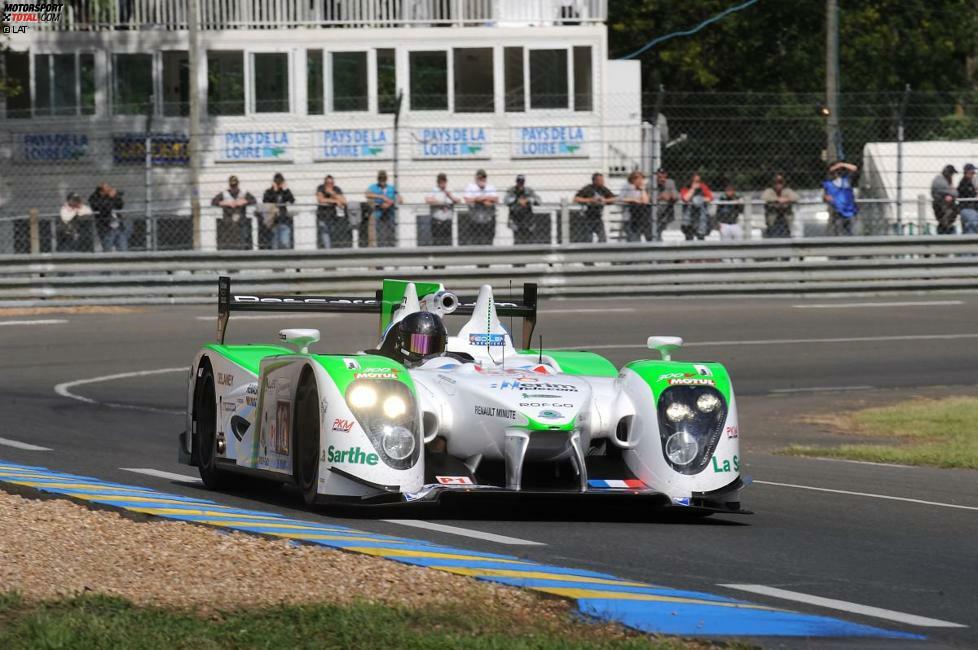 Noch schlimmer das eigene Projekt. Der Pescarolo 03 sollte die große Wende bringen. Aber das Auto auf Basis des Debakel-LMP1 Aston Martin AMR-One wurde auch unter technischer Leitung von Nicolas Perrin nicht gut. Ein peinlicher Auftritt mit einem unglaublichen Höhepunkt...