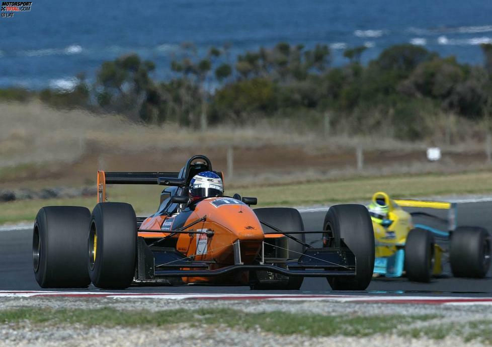 Will Power, geboren am 01.03.1981 im australischen Toowoomba, arbeitet sich in den lokalen Nachwuchsklassen nach oben. Hier 2002 in der australischen Formula Holden.