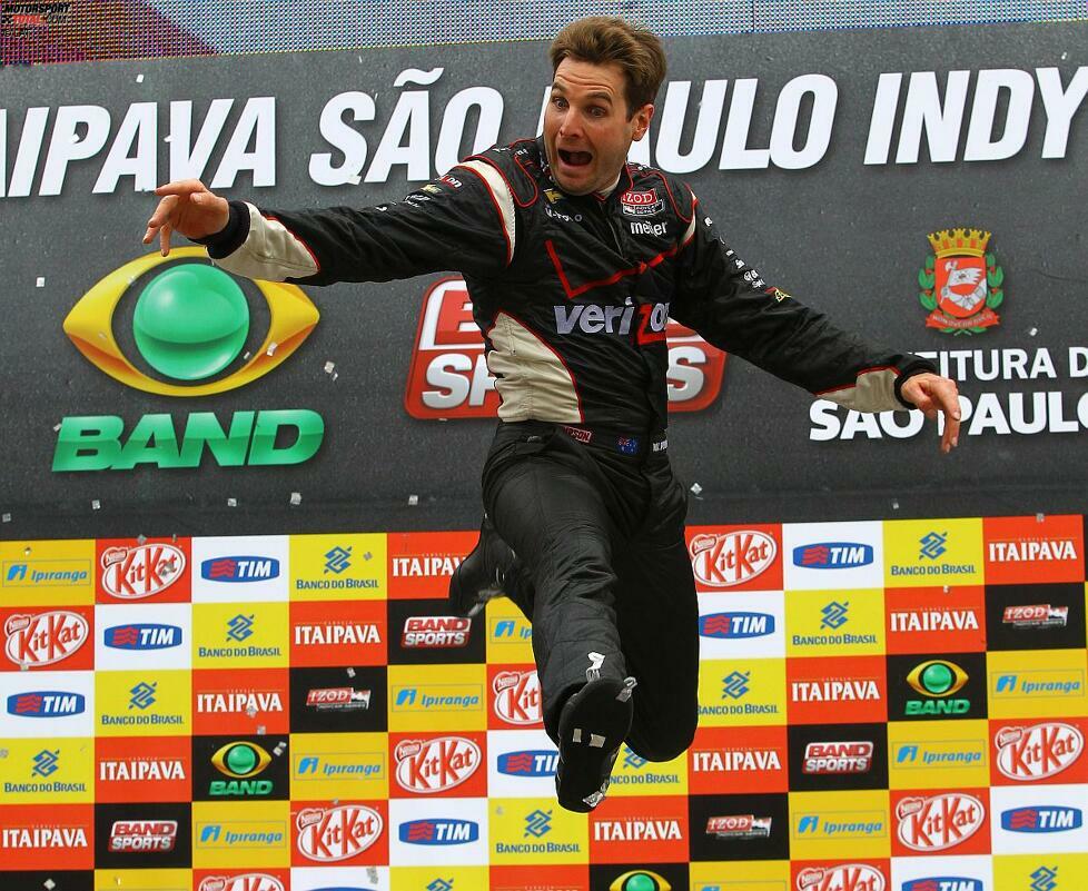 2012 soll alles besser werden. Im vierten Saisonrennen in Sao Paulo jubelt Power bereits das dritte Mal ganz oben auf dem Podium. Doch dann folgt eine lange Durststrecke.