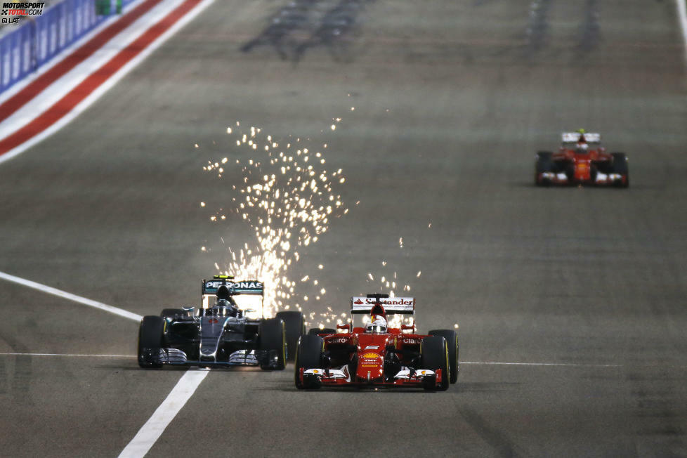 Auch 2015 heißt der Sieger Lewis Hamilton. Mercedes-Teamkollege Nico Rosberg und Ferrari-Pilot Sebastian Vettel sorgen im Kampf um Rang zwei dahinter für spektakuläre Bilder. Der lachende Dritte - beziehungsweise Zweite - heißt am Ende allerdings Kimi Räikkönen, der mit Platz zwei sein bestes Ergebnis der gesamten Saison einfährt.