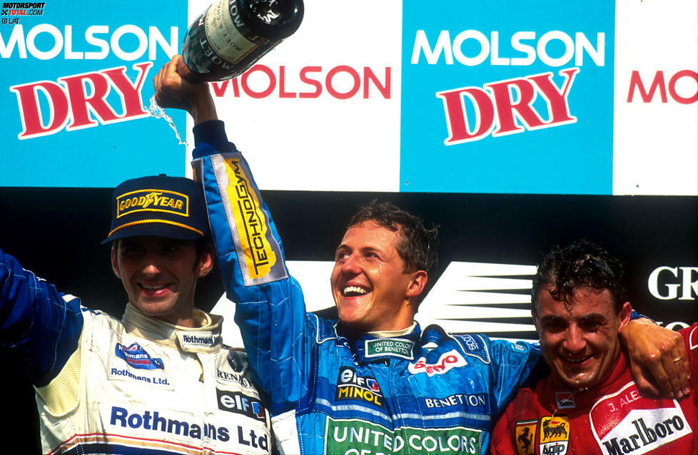 Der bis heute erfolgreichste Pilot in Kanada ist Michael Schumacher. Sage und schreibe siebenmal steht Schumi während seiner Formel-1-Karriere in Kanada ganz oben auf dem Podium. Seinen ersten Triumph in Montreal feiert er 1994, als er das Rennen klar vor Damon Hill und Jean Alesi gewinnt.