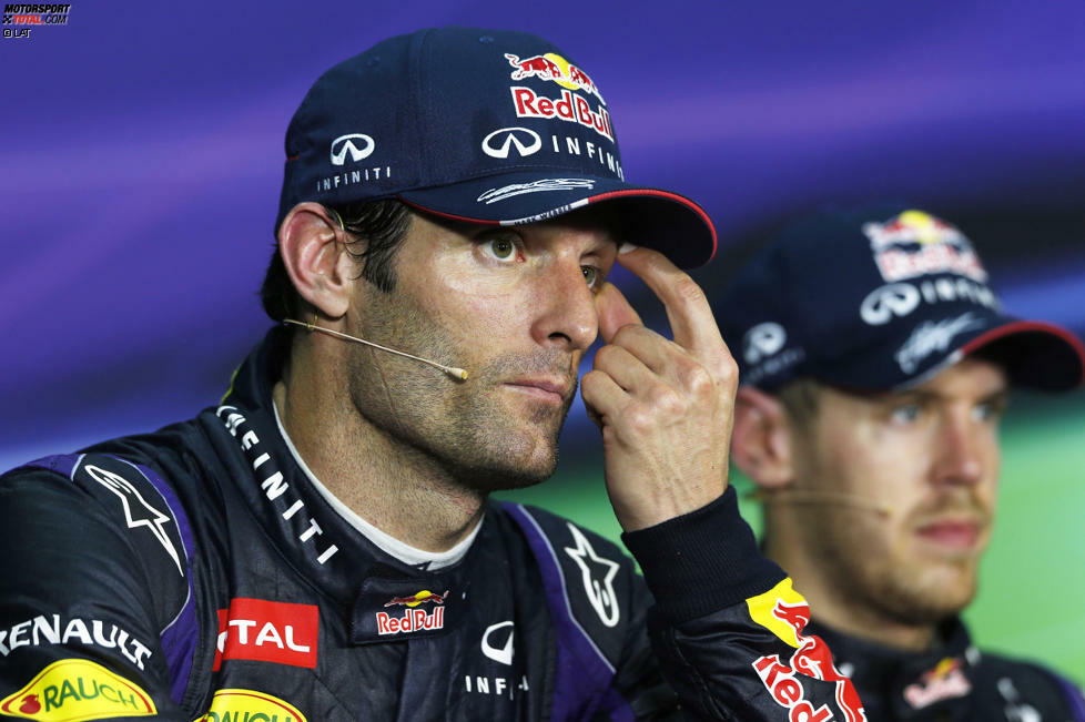 Nach dem Rennen herrscht zwischen den beiden Red-Bull-Fahrern Eiszeit. Webber sagt: 