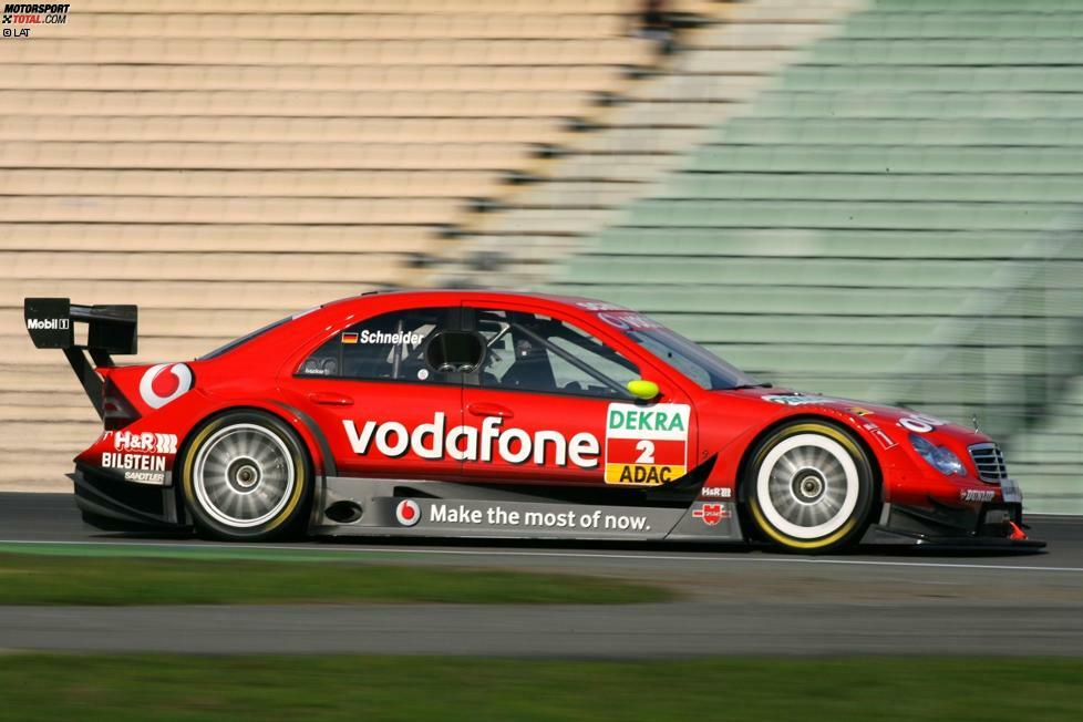 2006 schlägt Bernd Schneider noch einmal zu. Im roten Mercedes fährt er zum fünften Titelgewinn in der DTM.