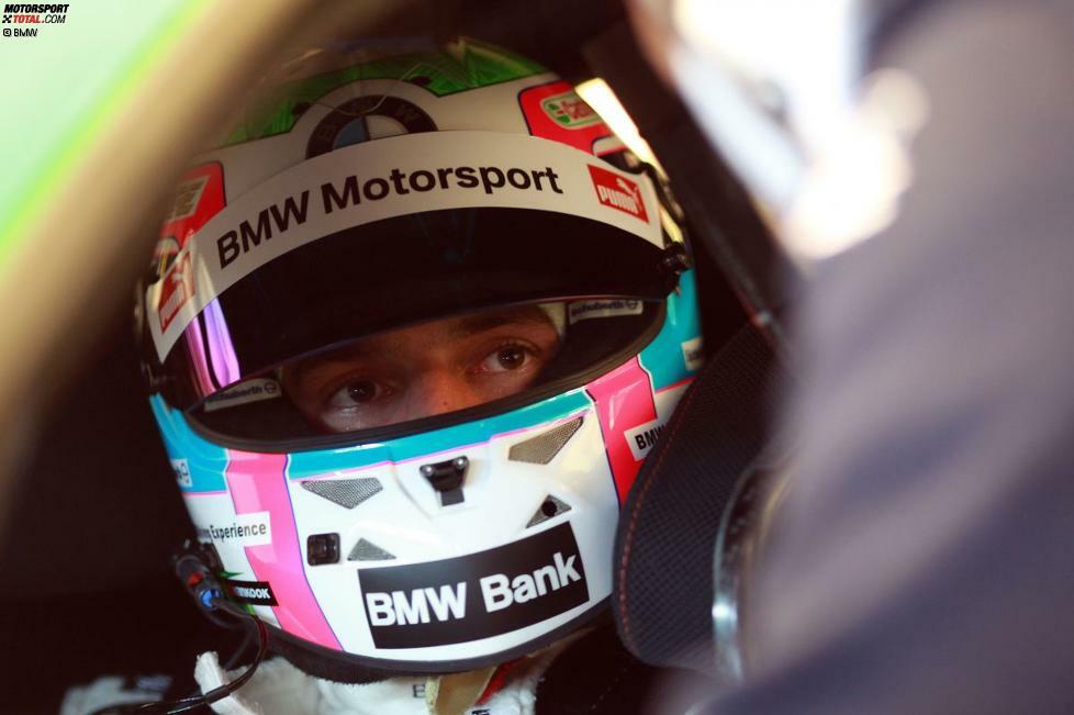 17. August 2014, Nürburgring (Deutschland): Zum 100. Mal geht Bruno Spengler in der DTM an den Start. Er ist erst der 25. Pilot in der Geschichte der Rennserie, dem diese Anzahl an Rennteilnahmen gelingt.