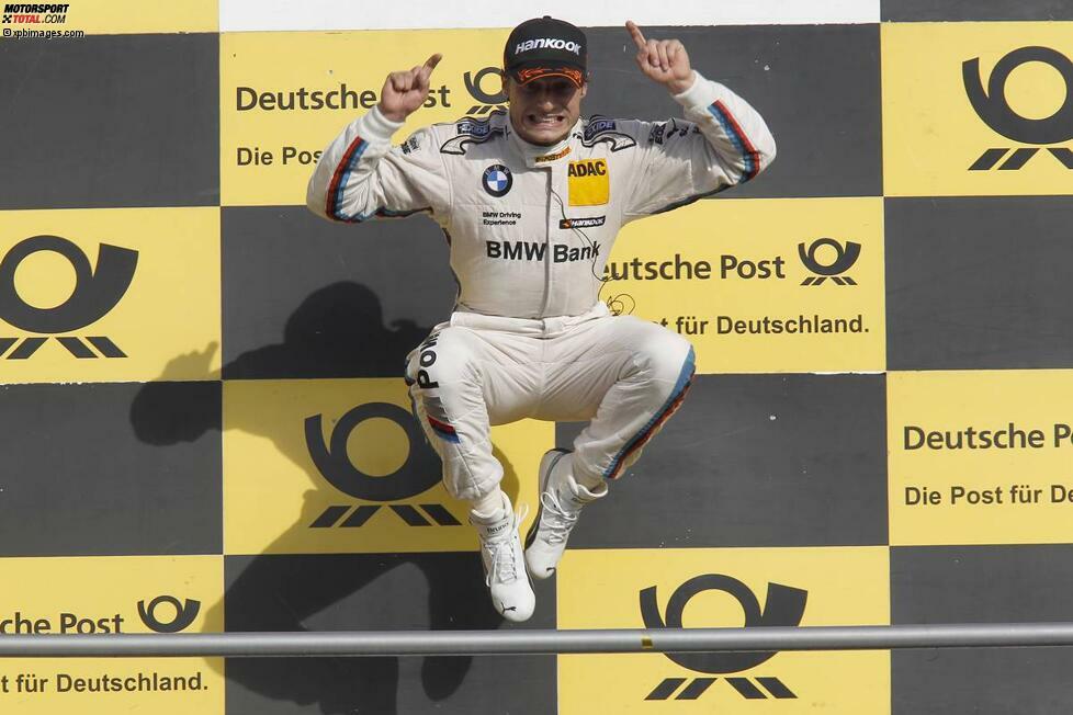 22. Oktober 2012, Hockenheim (Deutschland): Bruno Spengler feiert seinen vierten DTM-Saisonsieg. Es ist der vielleicht wichtigste Erfolg in seiner Karriere...