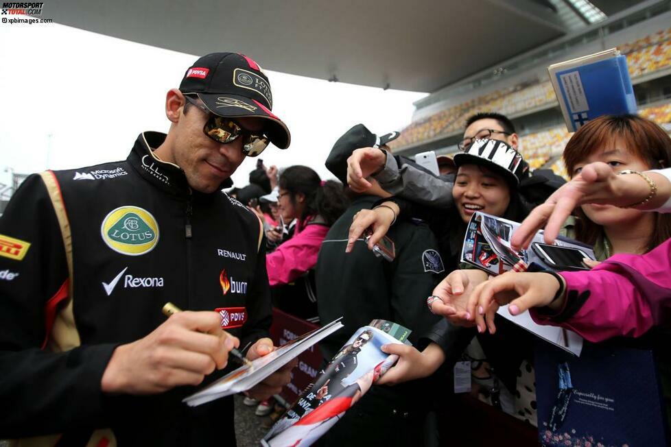 Sein Teamkollege Maldonado war schon dreimal in China in der Startaufstellung, glaubt aber, dass er mit Beginn der Turbo-Ära die Bahnen allesamt neu kennenlernen wird: 
