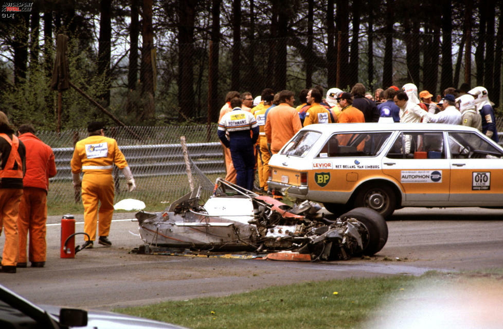 1982 endet dann eine der hoffnungsvollsten Formel-1-Karrieren viel zu früh. Im Qualifying kollidiert Gilles Villeneuve mit Jochen Mass. Das damals noch aus Aluminium gefertigte Chassis seines Ferrari bricht, Villeneuve wird aus dem Auto geschleudert und stirbt am Abend an seinen schweren Verletzungen. Der Kanadier wurde nur 32 Jahre alt.