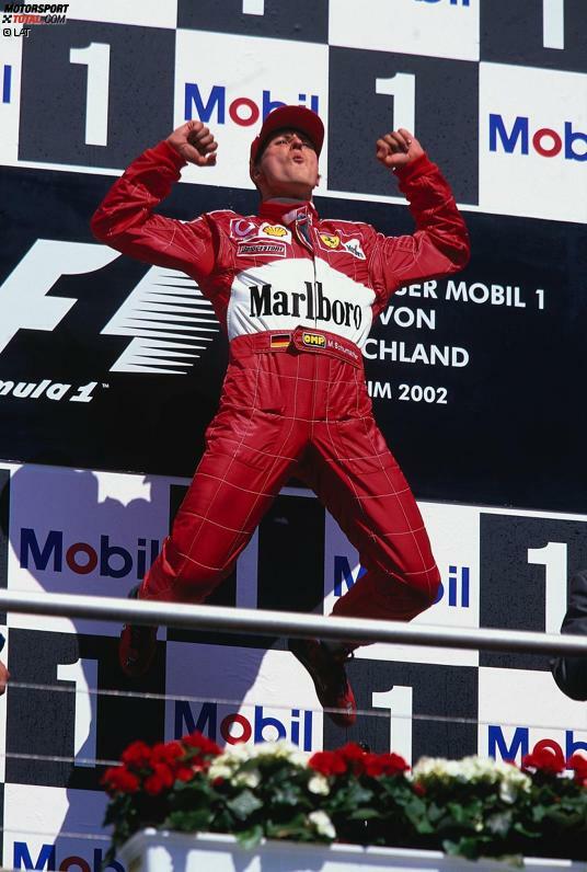 2002 findet der Große Preis von Deutschland dann auf einer veränderten Rennstrecke statt. Die langen Waldgeraden fielen einer Anlage nach modernen Standards zum Opfer. Erster Formel-1-Sieger auf dem neuen Hockenheimring ist Michael Schumacher.
