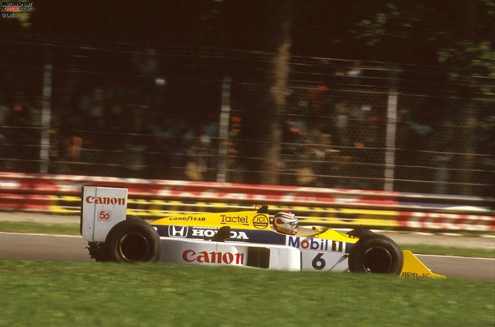 Der 1987er Sieger Nelson Piquet stellt im Qualifying den Geschwindigkeitsrekord der ersten Turbo-Generation auf. Er wird mit 352,1 km/h geblitzt.