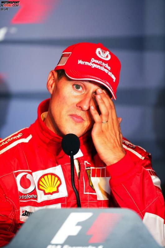 Nach seinem Sieg 2006 verkündet Michael Schumacher seinen Rückzug aus der Formel 1...