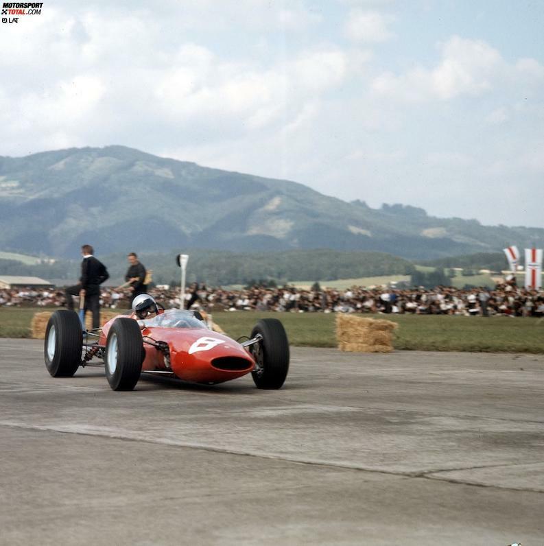 1964 siegt Lorenzo Bandini im Ferrari, doch die Formel-1-Organisatoren haben genug von der Buckelpiste in der Steiermark und streichen das Rennen aus dem Kalender.