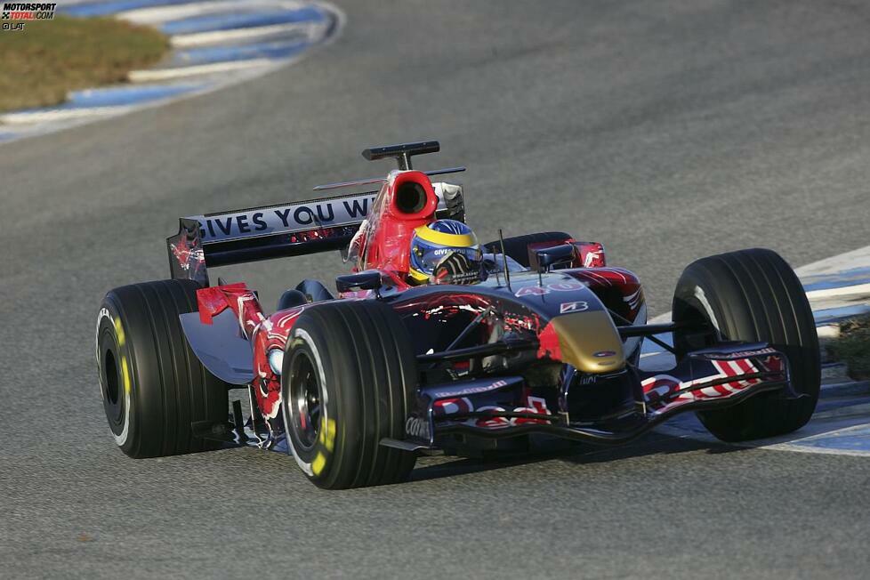 Im Winter 2006 erhält Bourdais auf Initiative von Gerhard Berger eine Einladung für einen Formel-1-Test bei der Scuderia Toro Rosso.