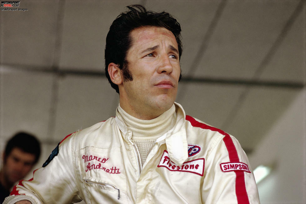 Mario Andretti (Weltmeister 1979) - 128 Rennen, 12 Siege zwischen 1968 und 1982