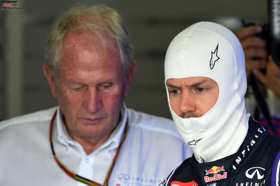 18. September 2014: Die einstige Liebesbeziehung zwischen Red Bull und Vettel kühlt immer mehr ab. Motorsportkonsulent Helmut Marko sagt: 