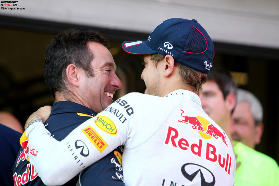 2. Oktober 2014: Red Bull entlässt Vettels langjährigen Chefmechaniker Kenny Handkammer. Der viermalige Weltmeister verliert ein weiteres Mitglied seines Erfolgsteams.