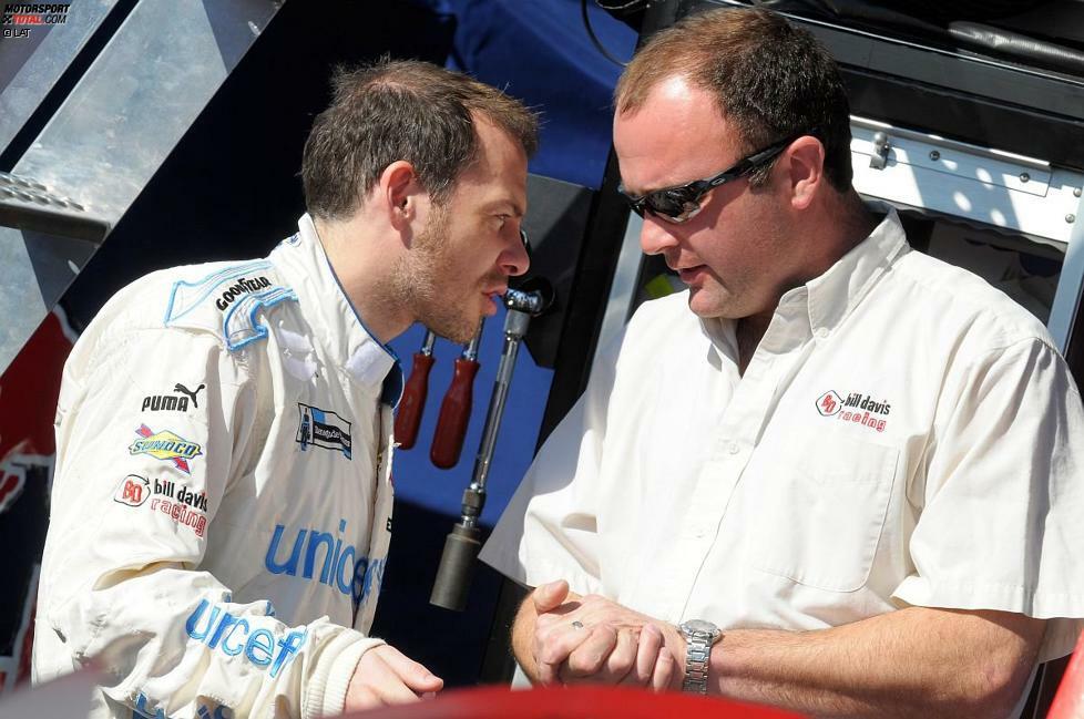 Sein Crewchief im Team von Bill Davis Racing heißt Slugger Labbe (rechts), der heute für den Childress-Chevrolet von Paul Menard verantwortlich zeichnet.