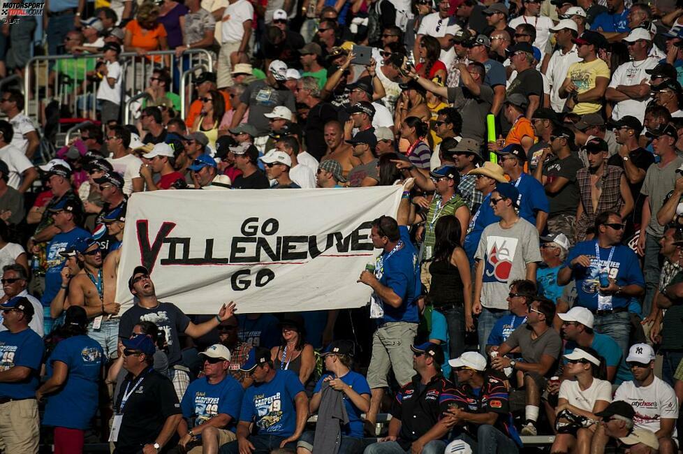 Die Enttäuschung der zahlreichen Villeneuve-Fans ist groß.
