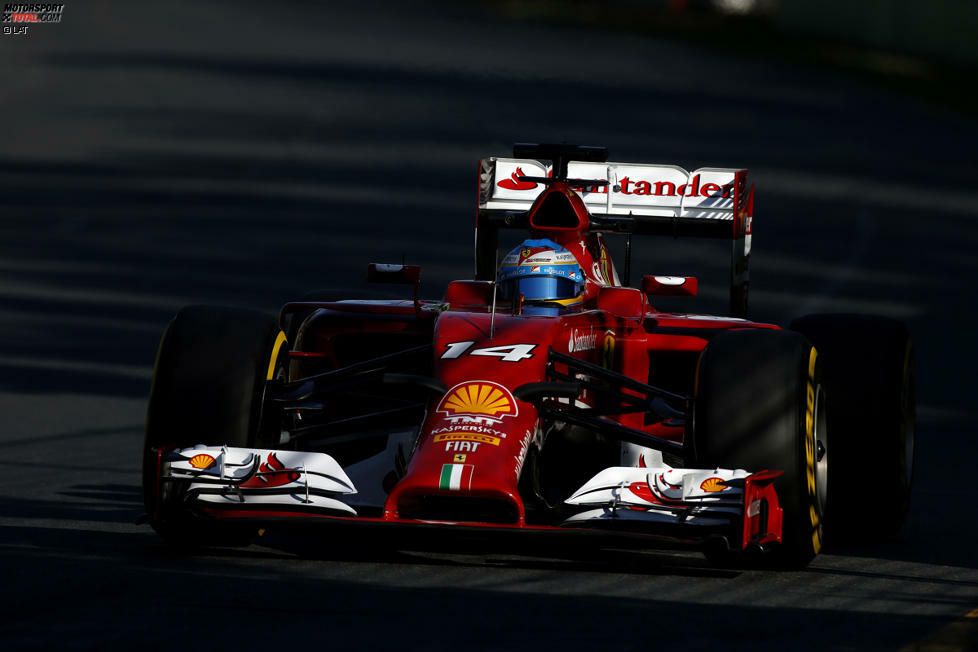 Wer hätte das gedacht? Das erste Ausrufezeichen der Saison 2014 setzt Ferrari-Pilot Fernando Alonso. Der Spanier brennt im ersten Freien Training die beste Zeit in den Asphalt und distanziert die Konkurrenz um über eine halbe Sekunde. Die Favoriten von Mercedes hinken noch hinter her, vor allem...