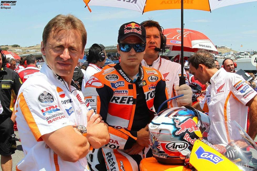 Da wenige Tage blieben, bis es in Laguna Seca weiterging, fuhr Pedrosa in Kalifornien mit Schmerzen. Mit Platz fünf betrieb der Honda-Werkspilot im Rennen Schadensbegrenzung.