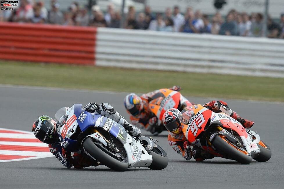 In Silverstone mussste sich Pedrosa ein weiteres Mal geschlagen geben. Dafür hatte der Drittplatzierte perfekte Sicht auf das Duell zwischen Lorenzo und Pedrosa.