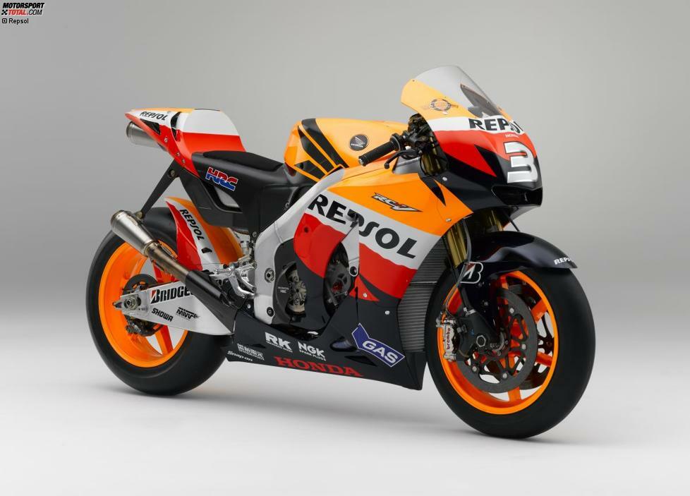 Honda RC212V (Jahrgang 2009): über 210 PS Leistung - 148 Kilogramm - 21 Liter Kraftstoff - Fahrer: Dani Pedrosa (WM-Dritter), Andrea Dovizioso (WM-Sechster)