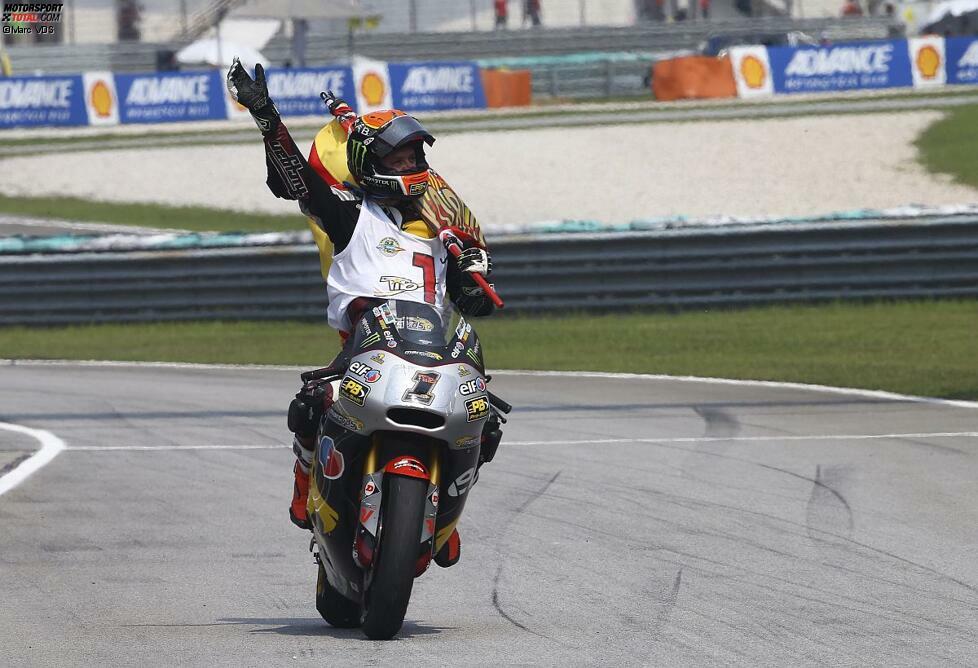 Esteve Rabat ist am Ziel seiner Träume: In Sepang wurde er zum ersten Mal in seiner Karriere Motorrad-Weltmeister.