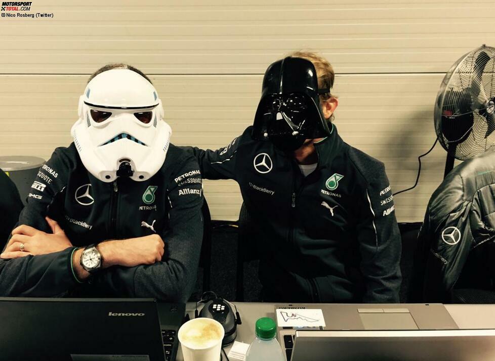 Das Wochenendes des Nico Rosberg: Am Halloween-Abend als 