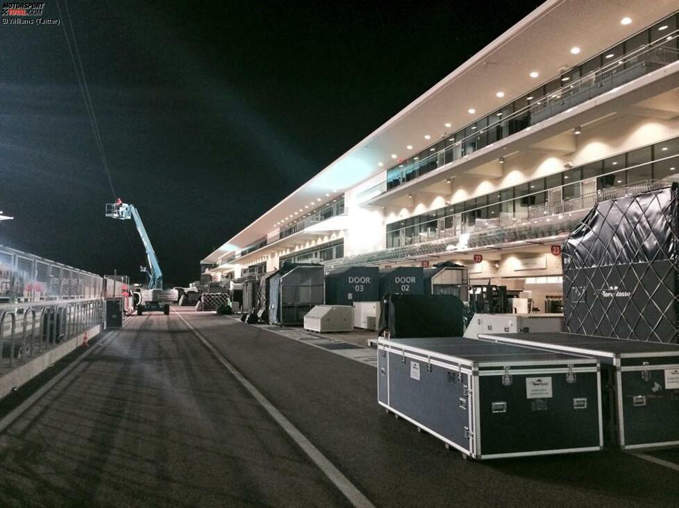 Das große Packen: Bereits fünf Tage nach dem Rennen in Austin fährt die Formel 1 in Sao Paulo wieder Freies Training. In diesem Sinne: Bye, bye, Texas, bem-vindo ao Brasil!