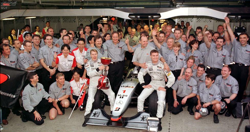 Feiern gehört bei McLaren zum Programm: Insgesamt zwölfmal konnte sich das Team aus Woking in seiner ruhmreichen Formel-1-Geschichte bisher die Fahrer-Weltmeisterschaft sichern. Lediglich Ferrari ist mit 15 Titeln in dieser Hinsicht noch erfolgreicher. Doch wer sind die sieben Männer, die sich bisher in einem McLaren zum Formel-1-Weltmeister krönen konnten?