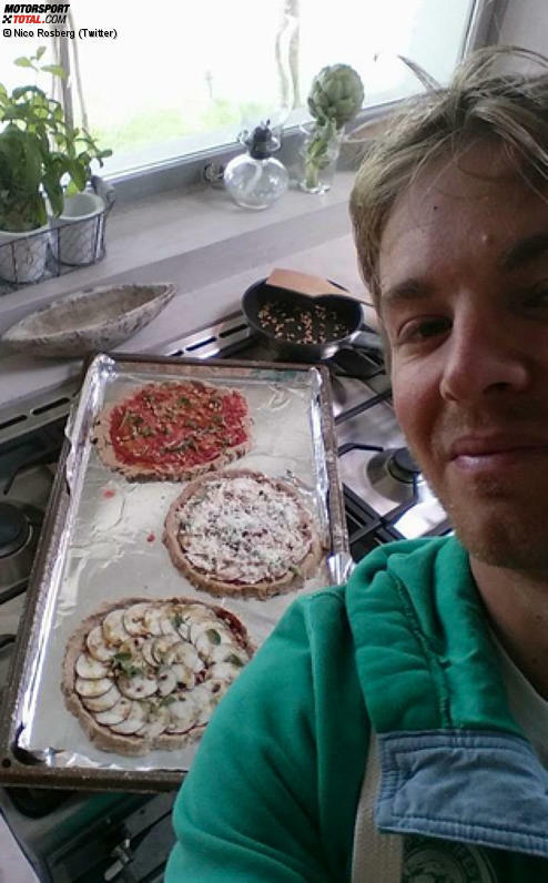 G wie Gluten: Rosberg backt sein eigenes, glutenfreies Brot und hält sich strikt an einen Diätplan.