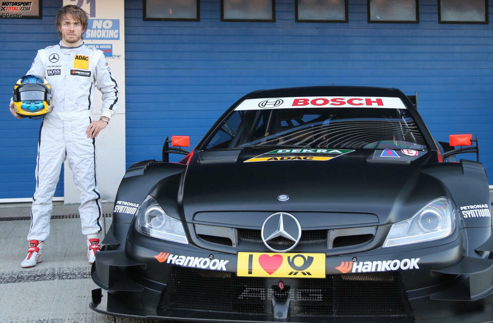 3. Dezember 2014: Mercedes lässt ebenfalls Nachwuchspiloten ans Steuer eines aktuellen DTM-Autos. In Jerez aktiv sind Lucas Auer, Maximilian Götz, Esteban Ocon, Charles Pic und Felix Rosenqvist.