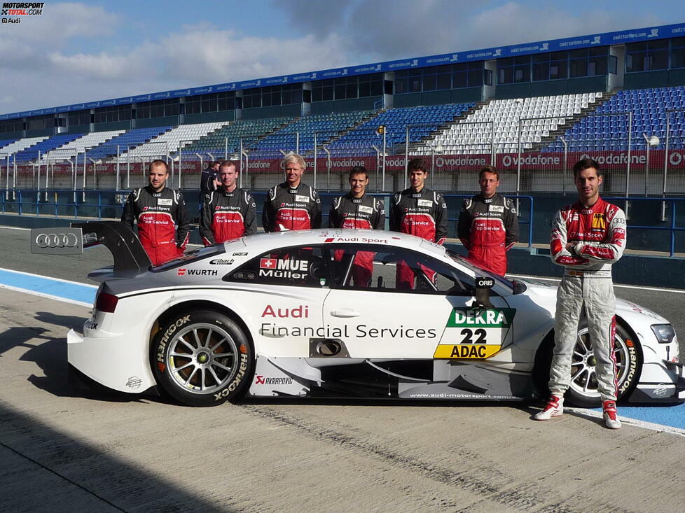 3. Dezember 2014: In der Testwoche in Jerez bietet Audi einigen Nachwuchspiloten eine Chance. Antonio Giovinazzi, Marco Mapelli, Alex Palou, Dean Stoneman, Nicki Thiim und Laurens Vanthoor versuchen sich im RS 5.
