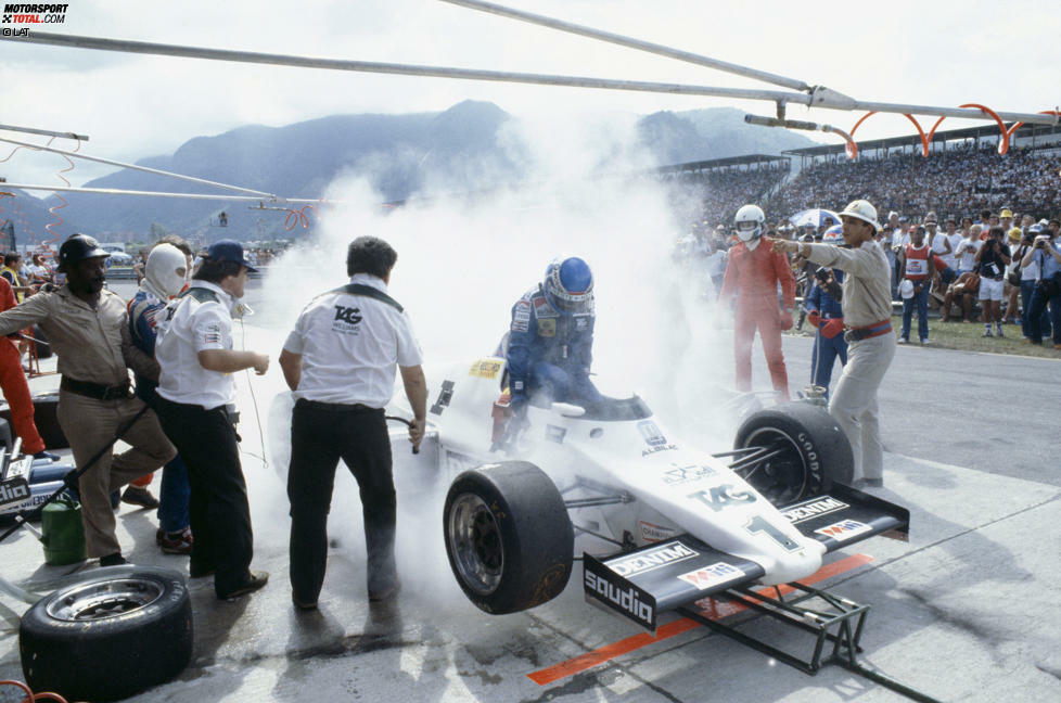 Duplizität der Ereignisse: 1983 siegt erneut Nelson Piquet vor Keke Rosberg, erneut wird der Finne disqualifiziert. Seine Crew hatte ihm verbotenerweise Starthilfe gegeben, nachdem sein Bolide beim Boxenstopp kurz Feuer fing. Die FIA entscheidet sich, den zweiten Platz hinter Piquet nicht zu vergeben.