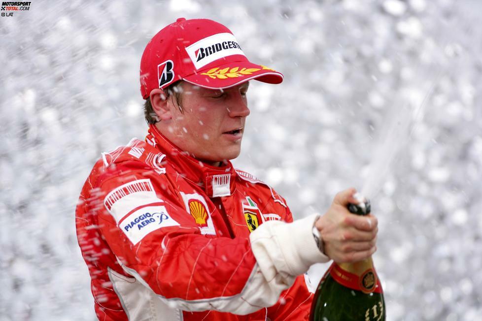 Seinem Nachfolger Kimi Räikkönen gelingt es im folgenden Jahr besser. Der 