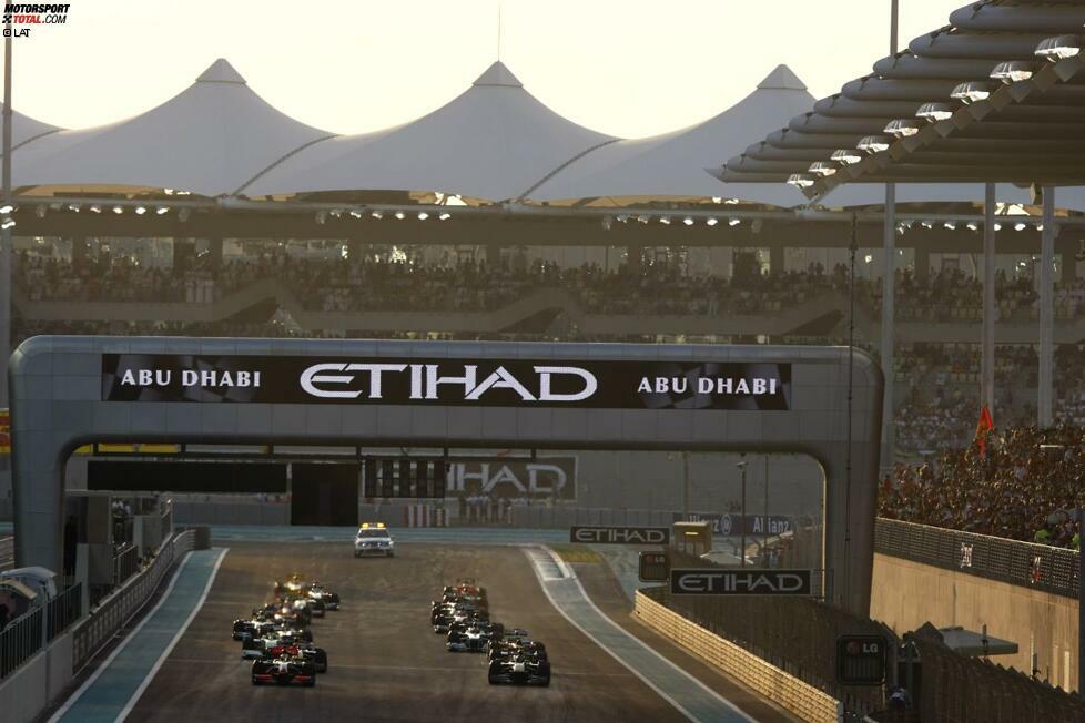 Am kommenden Wochenende steigt der sechste Grand Prix von Abu Dhabi. Das Debüt des Yas Marina Circuit im Formel-1-Kalender erfolgte am 1. November 2009.