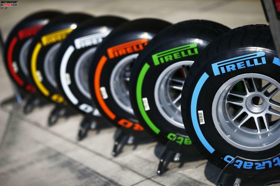 Reifenlieferant Pirelli hat die Slick-Mischungen Soft (gelbe Markierung) und Supersoft (rote Markierung) ausgewählt. Diese Kombination gab es in der Saison 2014 bisher fünfmal: In Monaco, Kanada, Österreich, Deutschland und Singapur.
