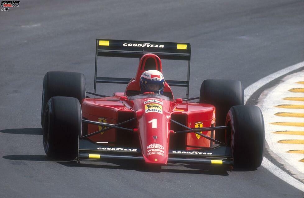 Alain Prost hat den Grand Prix von Brasilien sechsmal und damit so oft wie kein anderer Fahrer gewonnen. Allerdings gelang dem Franzosen nur einer dieser sechs Siege in Interlagos: 1990 am Steuer eines Ferrari (Foto). Seine übrigen fünf Brasilien-Siege fuhr Prost allesamt in Jacarepagua ein, zunächst auf Renault (1982) und anschließend viermal innerhalb von fünf Jahren (1984, 1985, 1987 und 1988) auf McLaren.