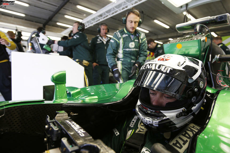 Andre Lotterer kam 2014 überraschend für Caterham beim Grand Prix von Belgien zum Einsatz. Er ersetzte ohne triftigen Grund den Japaner Kamui Kobayashi. Als dreimaliger Le-Mans-Sieger und Super-Formula-Ass war er ein gern und hochangesehener Gast im Fahrerlager. Das Rennen dauerte für ihn allerdings nur eine Runde, bevor sein Bolide den Geist aufgab. An weiteren Einsätzen bei einem Hinterbänkler-Team wie Caterham hatte er selbst kein Interesse.