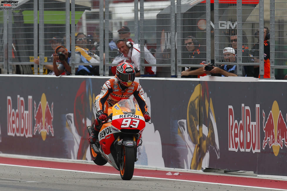 Zweiter Sieg: Austin - Texas ist Marquez-Land. Der Spanier dominiert auch in dieser Saison nach Belieben. 