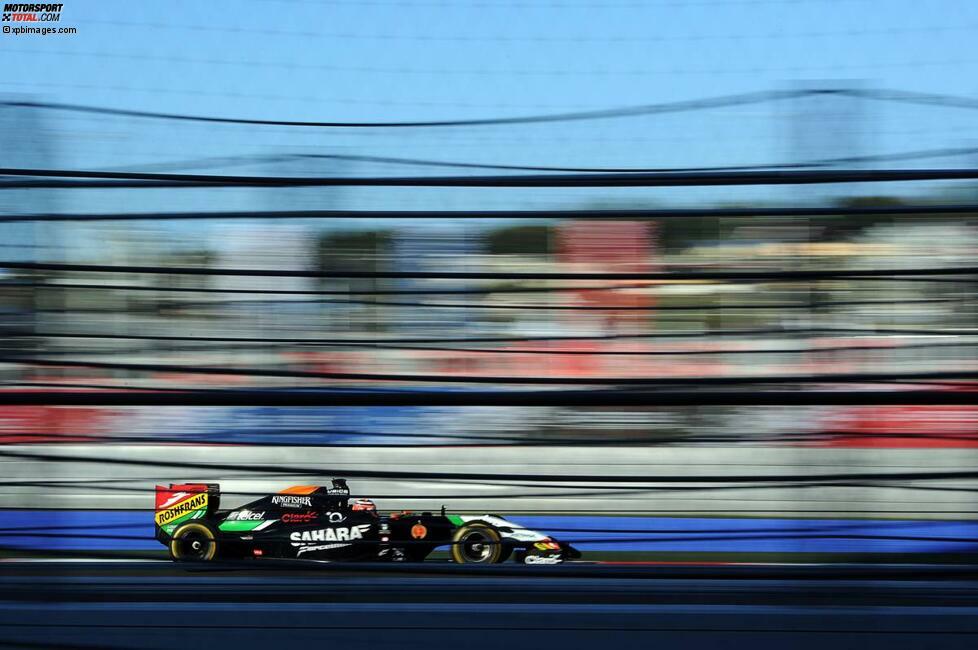 Auch für Nico Hülkenberg ist es ein Wochenende zum Abhaken: Platz 14 und ein Force India, der nicht mehr auf dem Niveau vom Saisonbeginn unterwegs ist.
