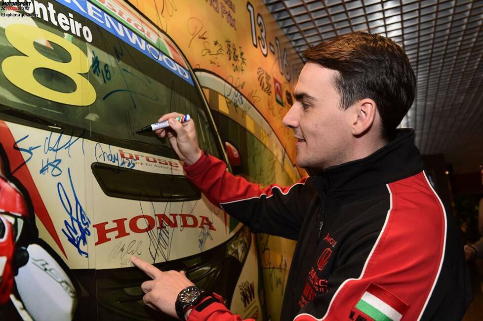 Top: Norbert Michelisz (Honda/Ungarn) beschloss die WTCC-Saison 2014 als bester Honda-Fahrer - noch vor den Werkspiloten. Das spricht Bände für die Leistung von ihm und dem Zengö-Team!