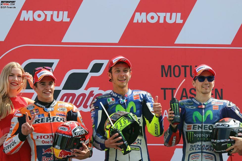 Mit diesem Rennergebnis reist Rossi mit 10 WM-Punkten Vorsprung auf Jorge Lorenzo im Gepäck zum nächsten Rennen auf dem Sachsenring in Deutschland.