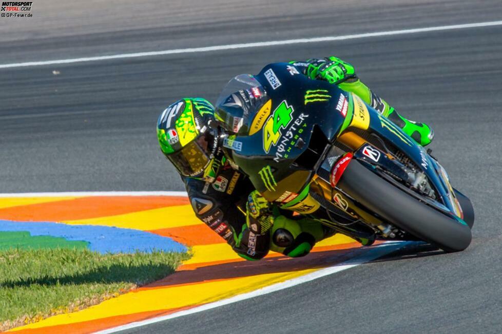 Absteiger #5: Pol Espargaro. Während sich sein Tech-3-Teamkollege Bradley Smith in Szene setzen konnte und einen Podestplatz eroberte, konnte Espargaro kaum Highlights zeigen. Trotzdem war WM-Platz sechs sein bestes Ergebnis in drei MotoGP-Jahren.