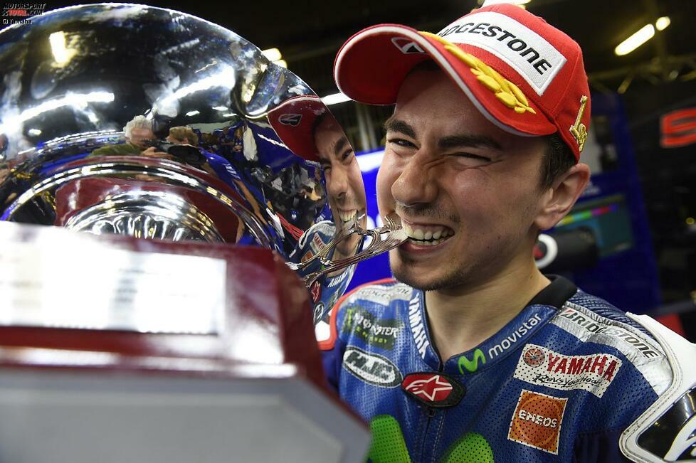 Sieg in Jerez, Sieg in Le Mans, Sieg in Mugello und Sieg in Barcelona: Jorge Lorenzo legt in der MotoGP eine beeindruckende Dominanz an den Tag.