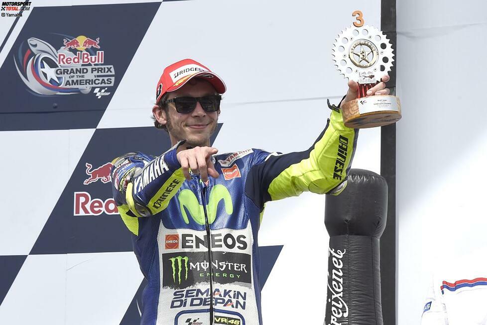 In der WM behauptet Rossi die Führung einen Punkt vor Dovizioso. Marquez hat durch den Sieg auch nur noch fünf Punkte Rückstand.