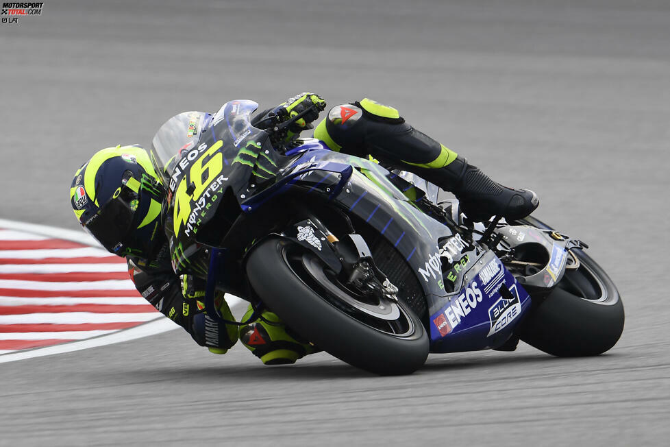 Und 2019 gestaltet sich noch schwieriger. Im Frühling steht Rossi zweimal als Zweiter auf dem Podest, aber dann passieren Stürze und die Yamaha ist weiterhin unterlegen. Es wird eine sieglose Saison. Rossi wird nur WM-Siebter - sein schlechtestes Ergebnis seit seinem ersten Ducati-Jahr.